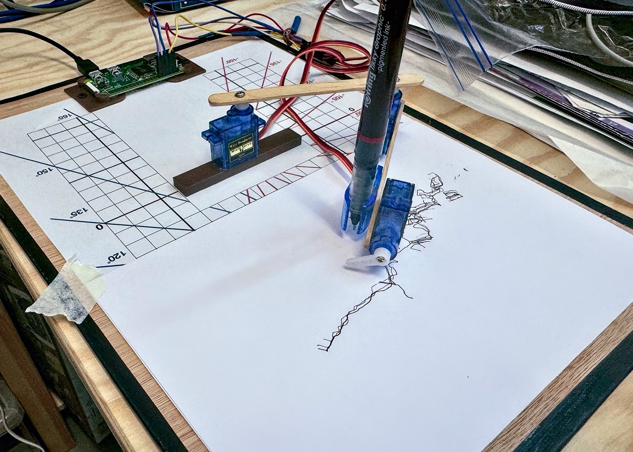 Brachiograph drawing robot